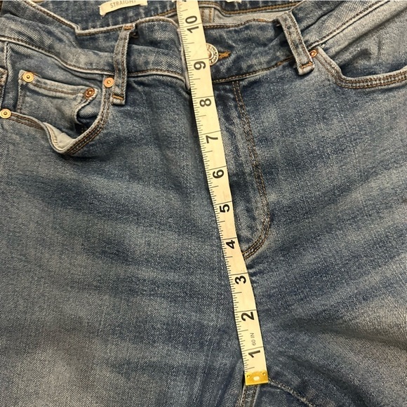 MNG by Mango Straight Leg Jeans Women's Size 6 High Waist Medium Wash Denim - Picture 10 of 15